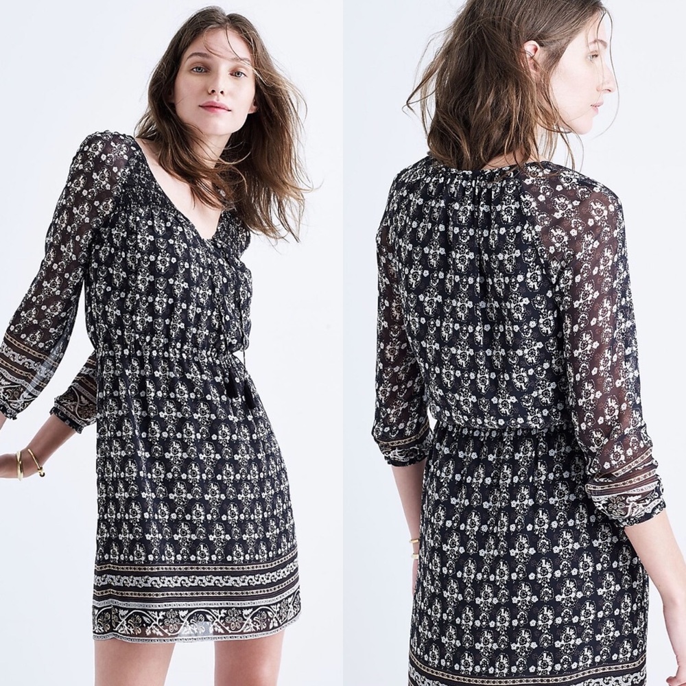 Madewell Artisan Floral Woodland Dress